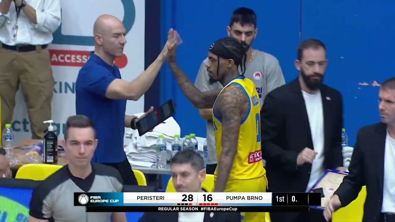 Peristeri vs Basket Brno 87-75 (Highlights)