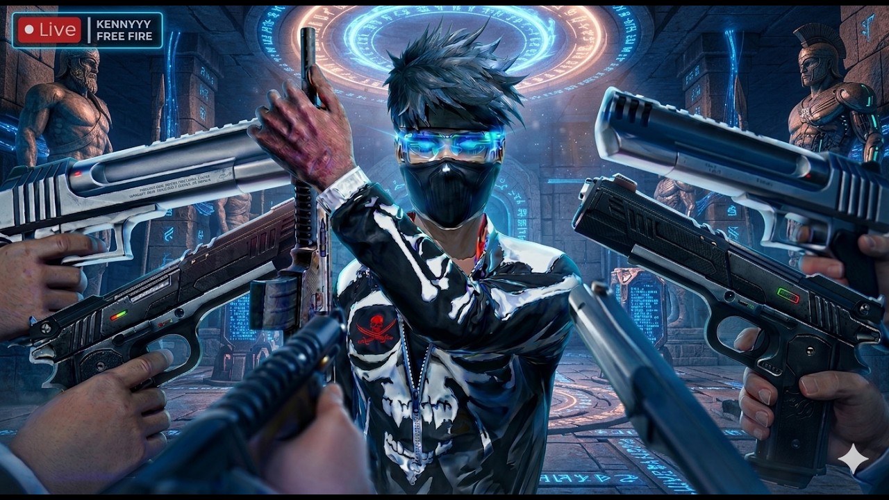 GrandMaster Lobby Is Something | FaceCam Live ❓ Kennyyy Live 🤍🖤 #freefirelive #shortsfeed #shorts