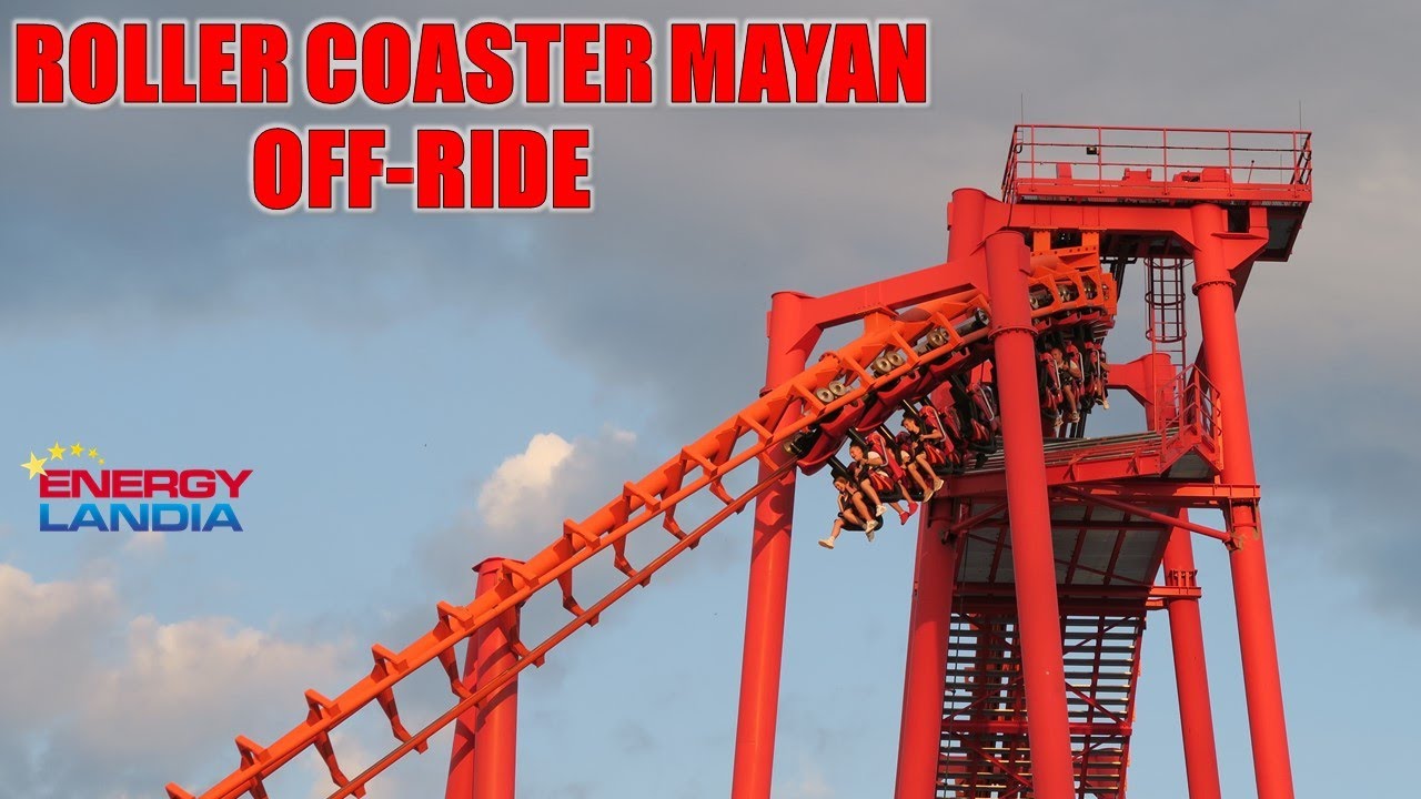 Roller Coaster Mayan Off-Ride Footage, Energylandia Vekoma SLC | Non-Copyright