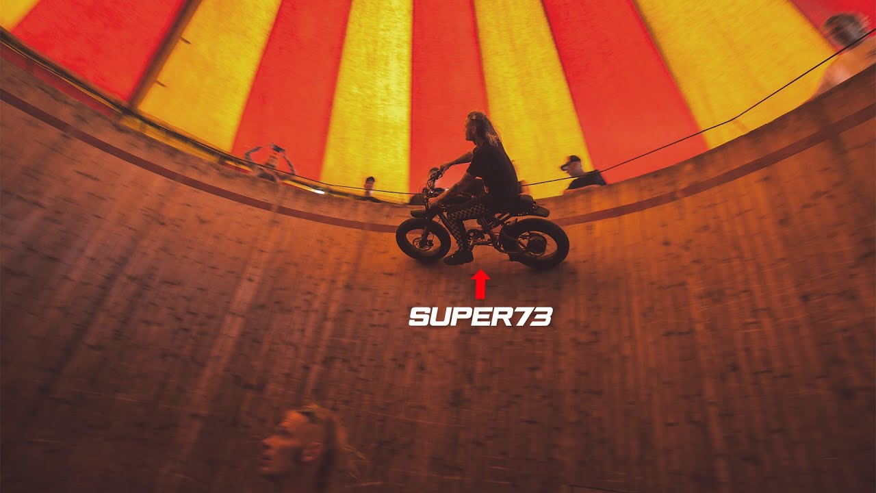 Riding a SUPER73 on the Wall Of Death!