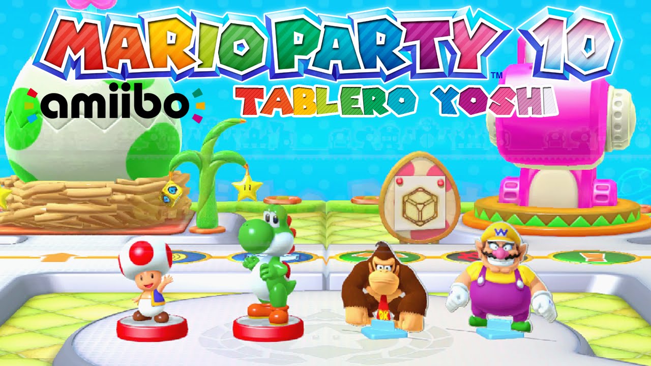 Tablero Yoshi amiibo - Mario Party 10 [con Sylcred]