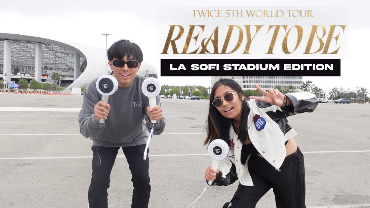 i was one of 50k people at twice's la sofi show (ready to be tour concert vlog)
