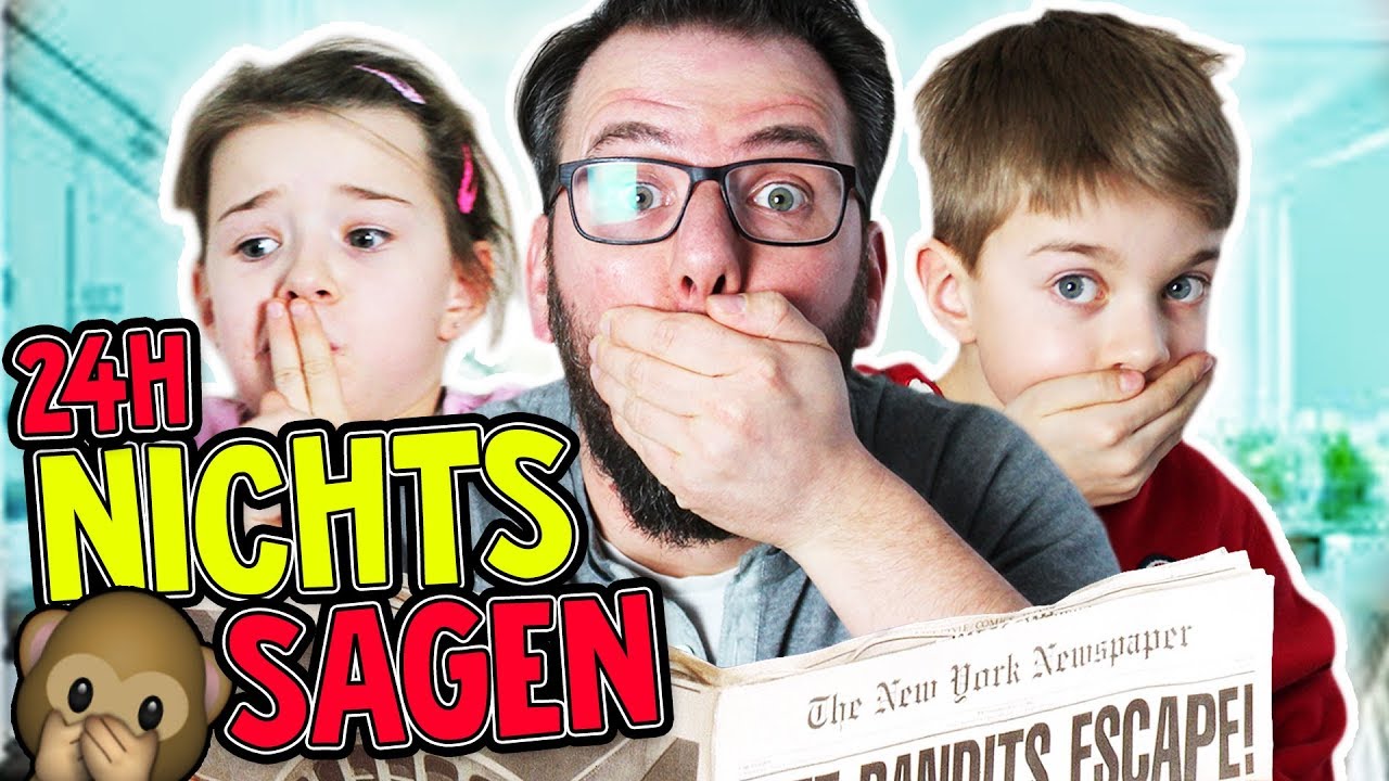 1 Tag lang NICHTS SAGEN Challenge - Pssssst 🙊 Lulu & Leon - Family and Fun