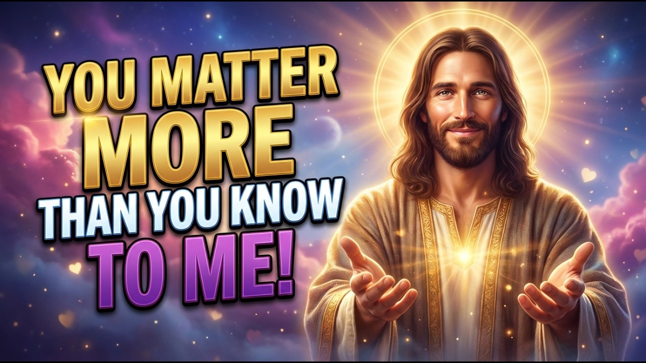 🛑 God's Message Today: YOU MATTER More Than You Know TO ME | God Message Now For You | God Says