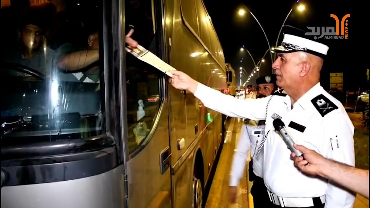 الطريق مراقب بالرادارات نصائح من مدير مرور البصرة  #المربد