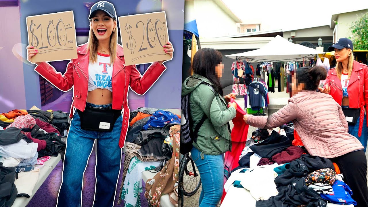 Vendí mi ropa en el tianguis y esto fue lo que recuperé