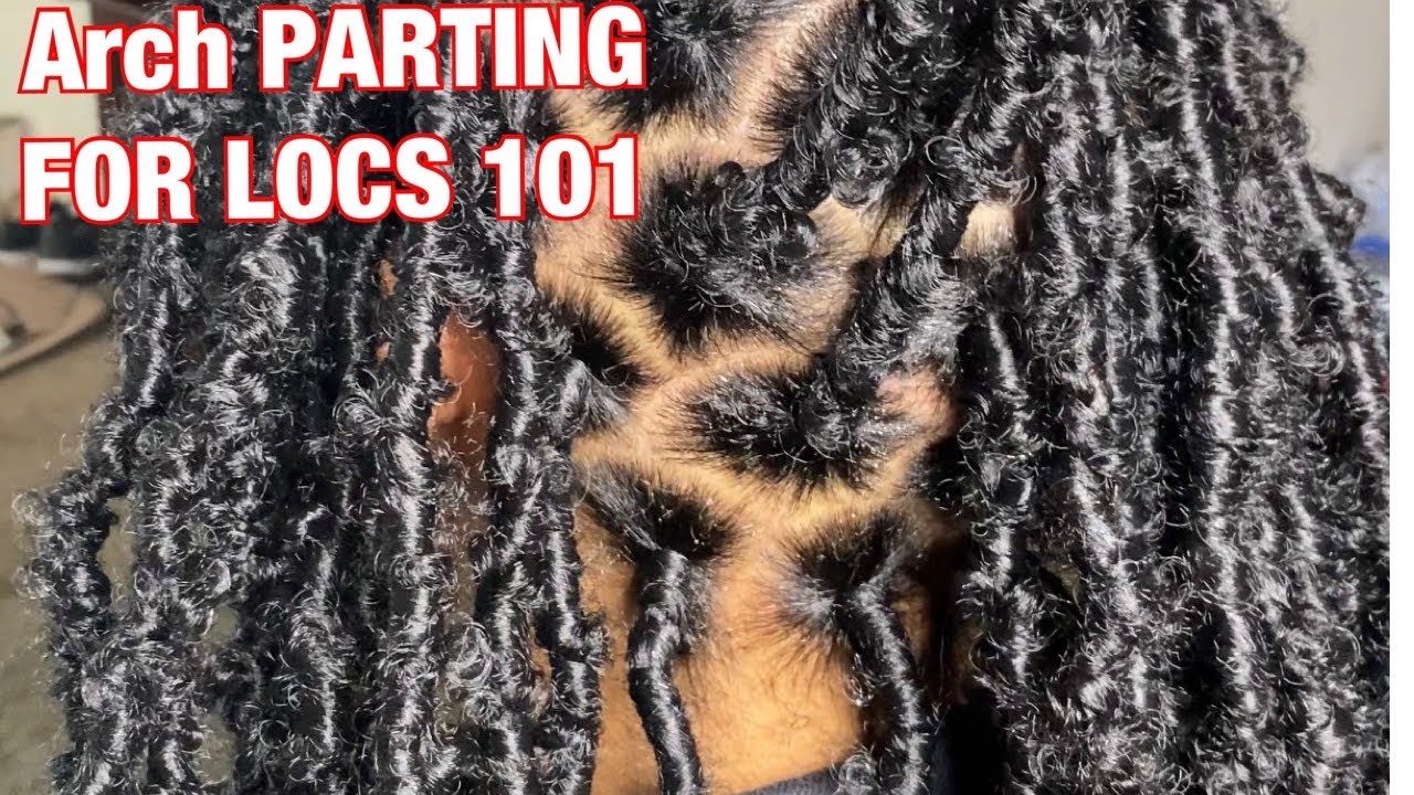 ARCH PARTING 102 FOR BUTTERFLY LOCS|FRONT & BACK VIEW