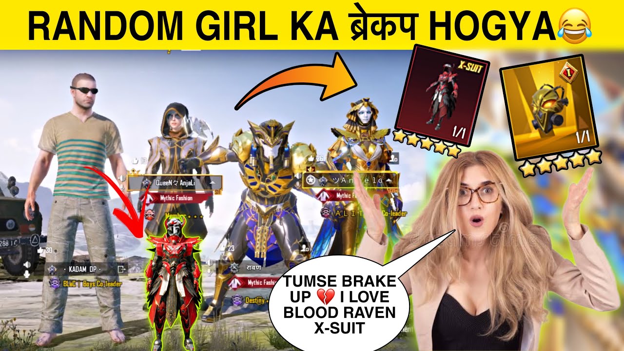 Random Boy Got Jealous After Seeing His Girlfriend Flirt Wth Me😍She Got Shocked😳BLOOD RAVEN X-SUIT