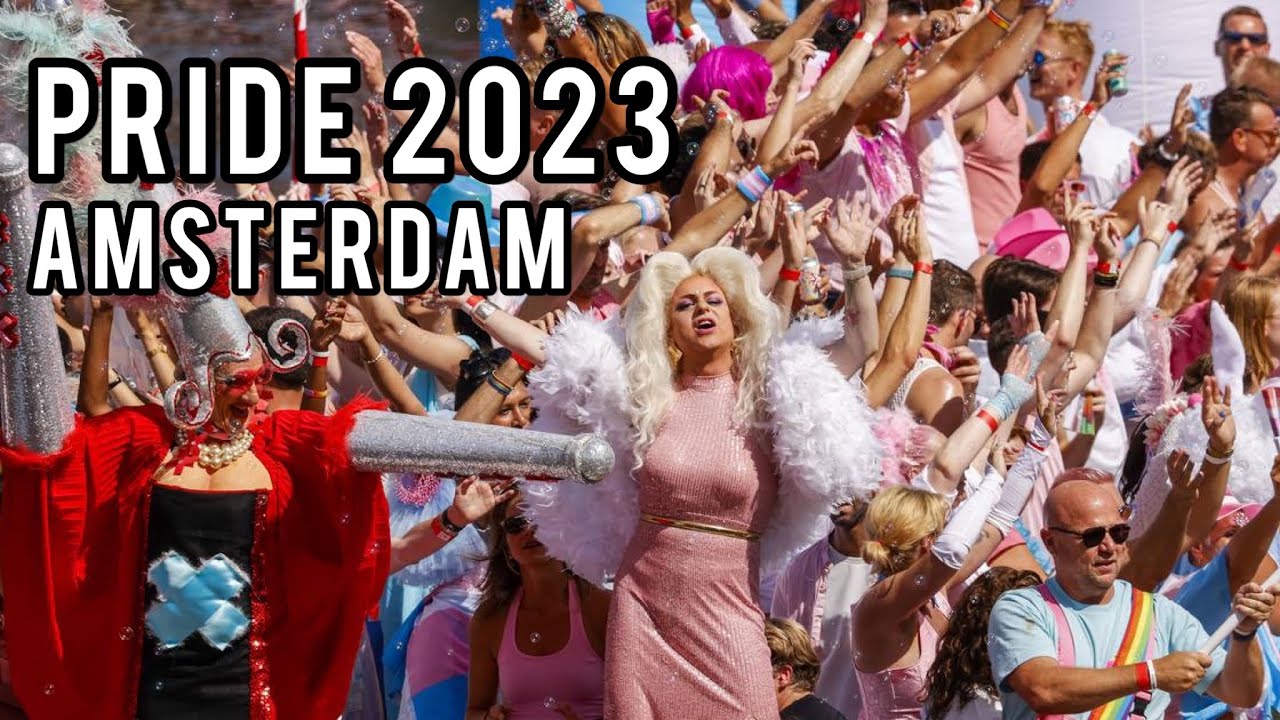🏳️‍🌈Amsterdam Pride 2023 Canal Parade Party LGBT Festival | Gay Prade Walk 4K