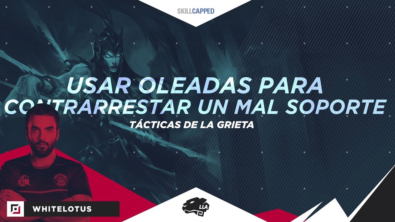 #TácticasDeLaGrieta Usar oleadas para contrarrestar un mal soporte | Gameplay | League of Legends