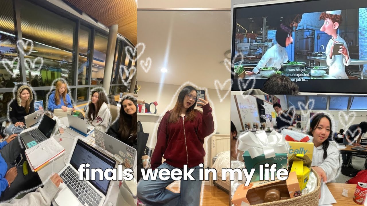 [vlog] FINALS WEEK in my life as a SENIOR in high school