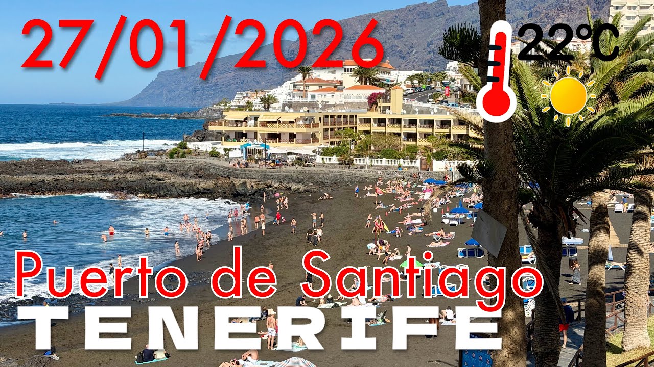 Tenerife - Puerto De Santiago - 27/01/2026 22°C ☀️