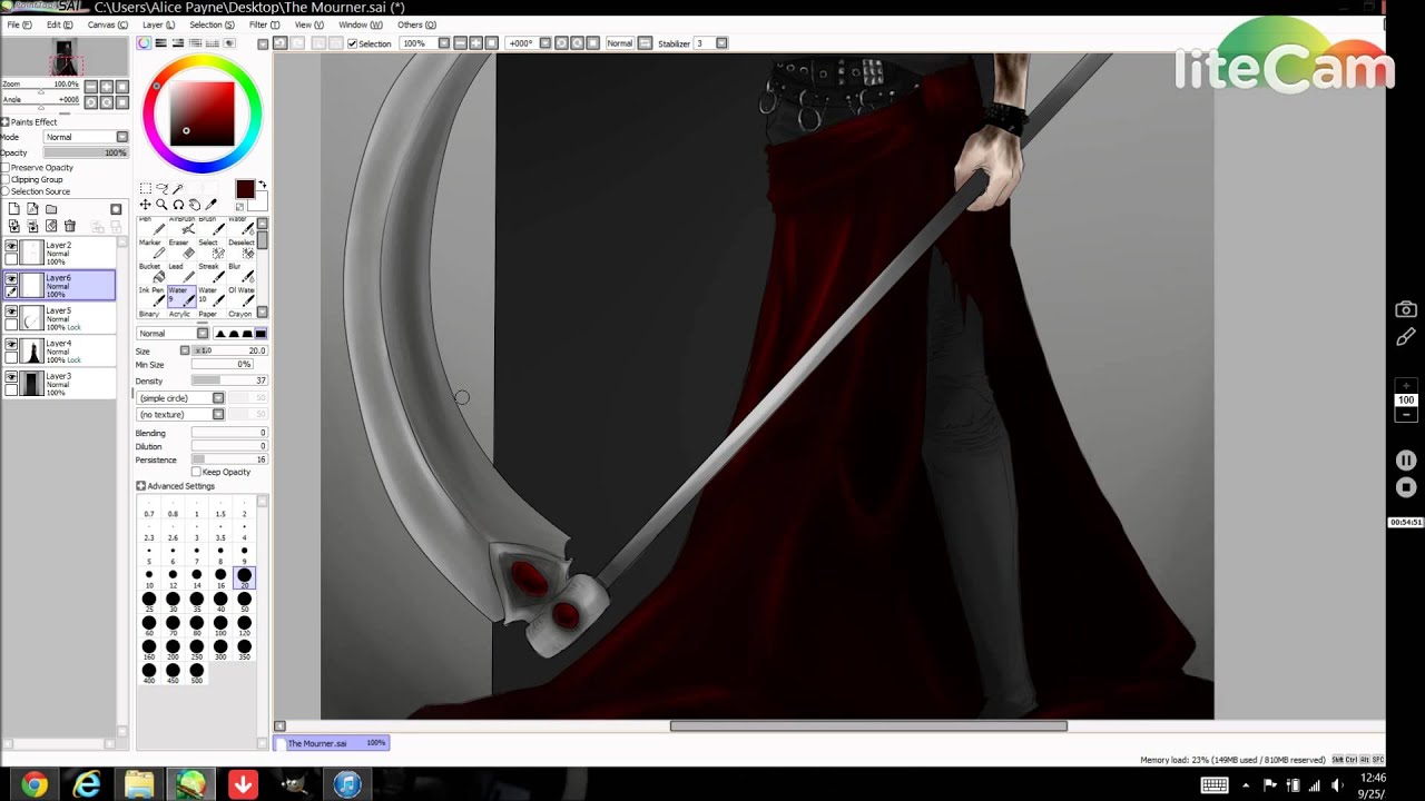 Jake Pitts: The Mourner_Speedpaint