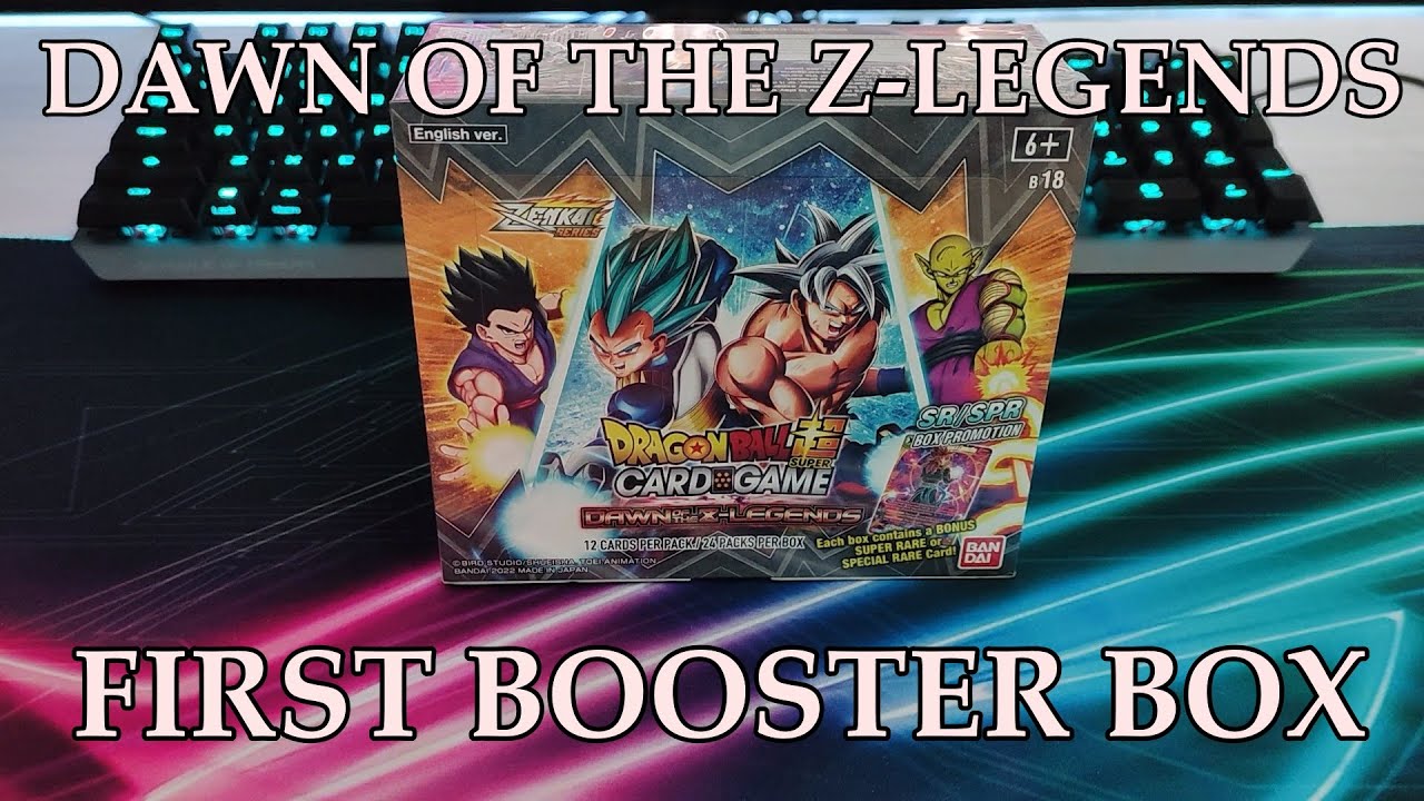 Dragon Ball Super - Dawn of the Z-Legends booster box opening