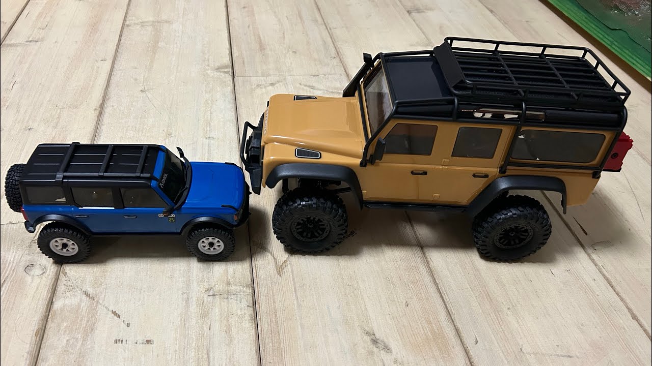 TRAXXAS DEFENDER TRX4M LAND ROVER AND FORD BRONCO SCX30 AXIAL