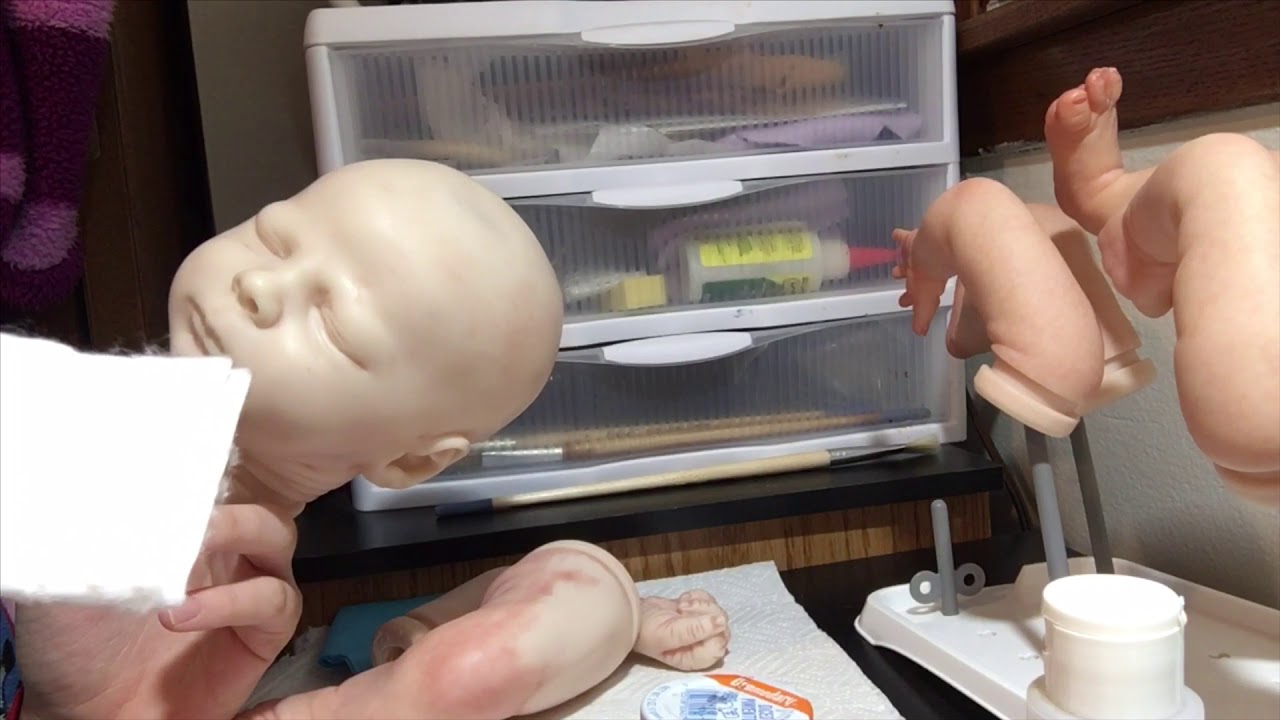 Stripping paint off reborn doll/easiest way?