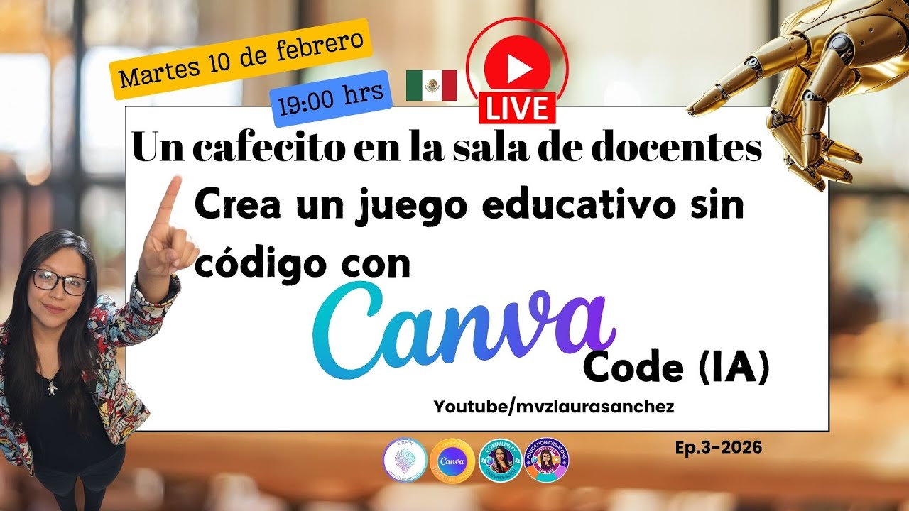 Crea un juego educativo sin código con Canva Code (IA)