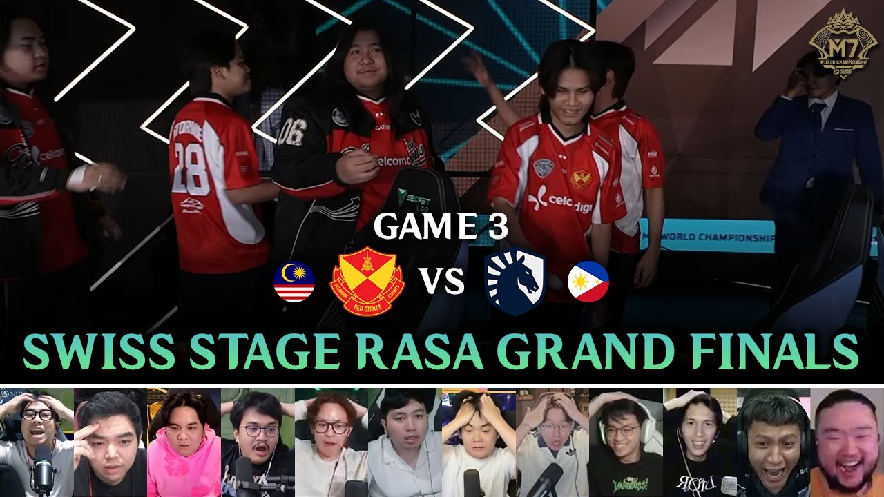SRG SUSUL ALTER EGO KE KNOCKOUT STAGE!! REAKSI STREAMER SRG VS TLPH GAME 3 M7 WORLD CHAMPIONSHIP!!