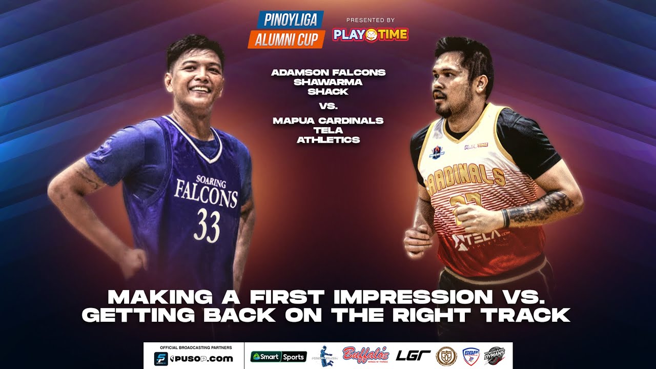 PINOYLIGA ALUMNI CUP S6 | ADAMSON FALCONS - SHAWARMA SHACK vs. MAPUA CARDINALS - TELA ATHLETICS