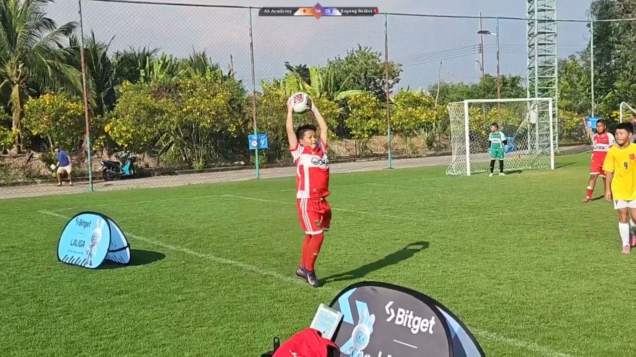 U10 (2558) LALIGA Youth Tournament - AS Academy VS Jiagang BeiBei (China)
