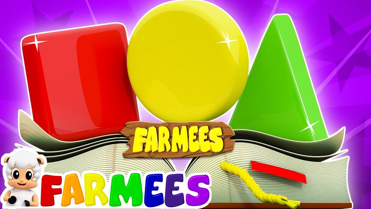 Shapes Song | Learn Shapes | Nursery Rhymes | Baby Songs by Farmees