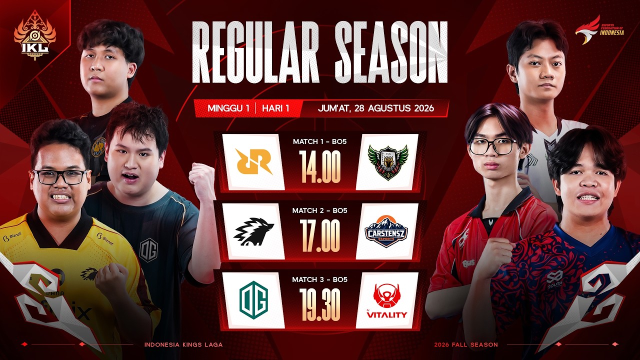 🔴 LIVE | HOK IKL FALL 2026 | Regular Season Week 1 - Day 1