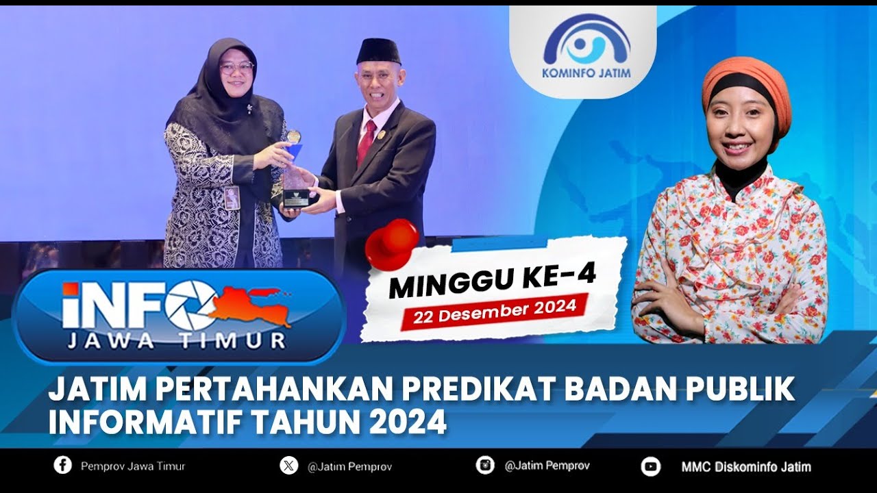 INFO JAWA TIMUR MINGGU KE-3 BULAN DESEMBER 2024 I 21 DESEMBER 2024