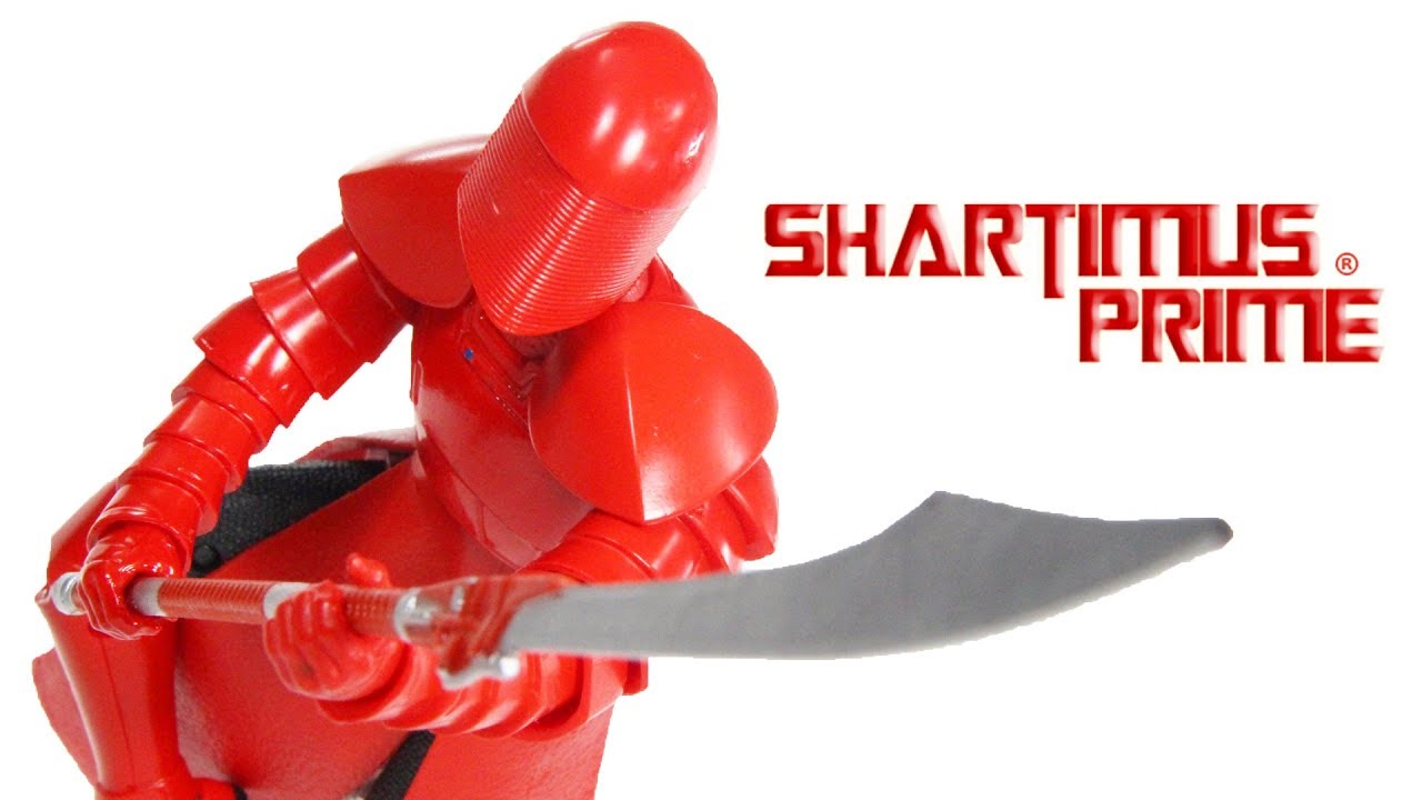 Star Wars The Last Jedi Elite Praetorian Guard Black Series 6 Inch Hasbro Movie Action Figure Review