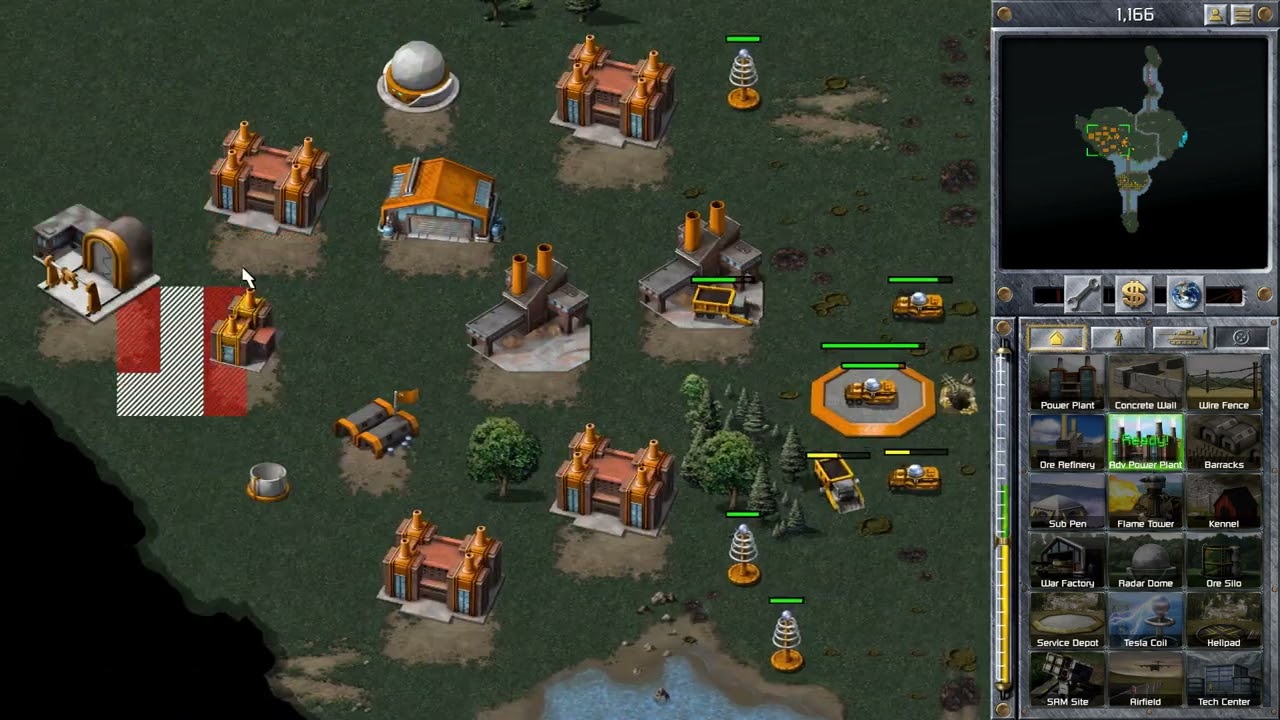 C&C Red Alert Remastered | Skirmish Gameplay 9: 1v5 