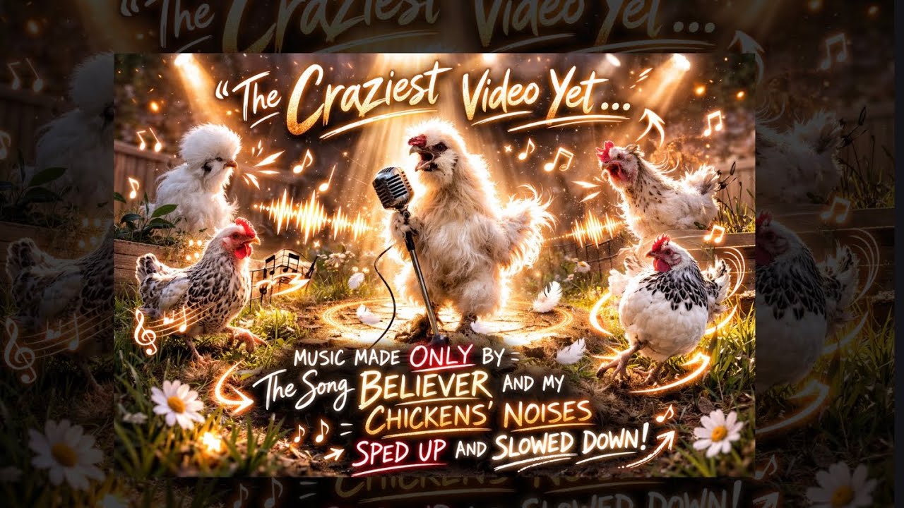 Believer, BUT MY Chickens Sing It?!?!? 🐔🎤 #remix  #chickens  #funny #ImageDragonsRemix