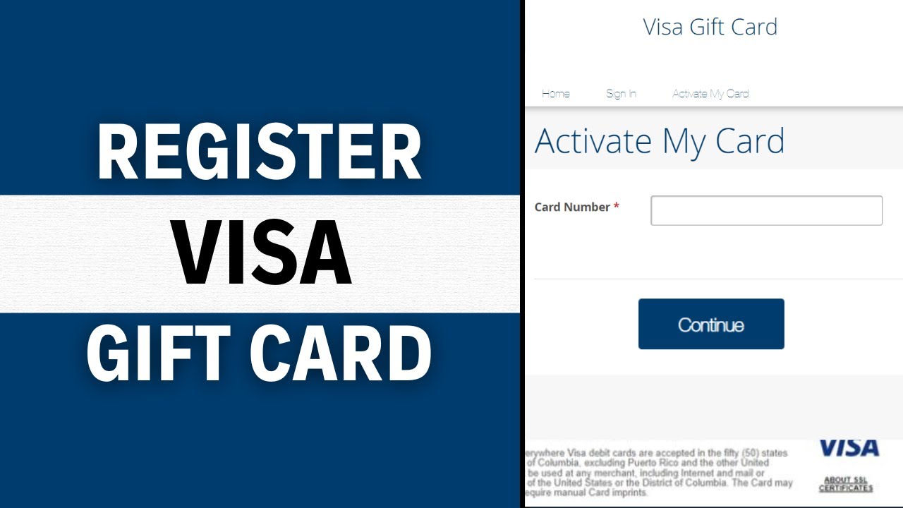 How to Register VISA Gift Card Online (EASY!)