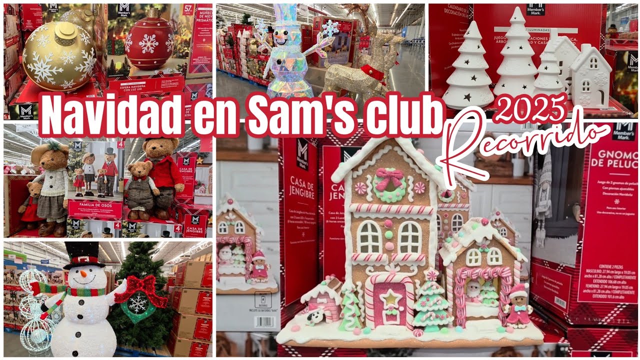 NAVIDAD EN SAM'S CLUB 2025 🎄 | RECORRIDO 