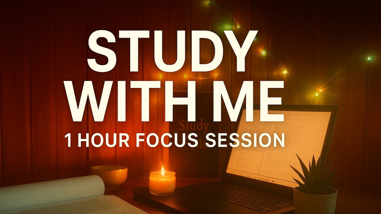 Study Haven: 1 Hour of Deep Focus with Cozy Fire Sounds 🔥