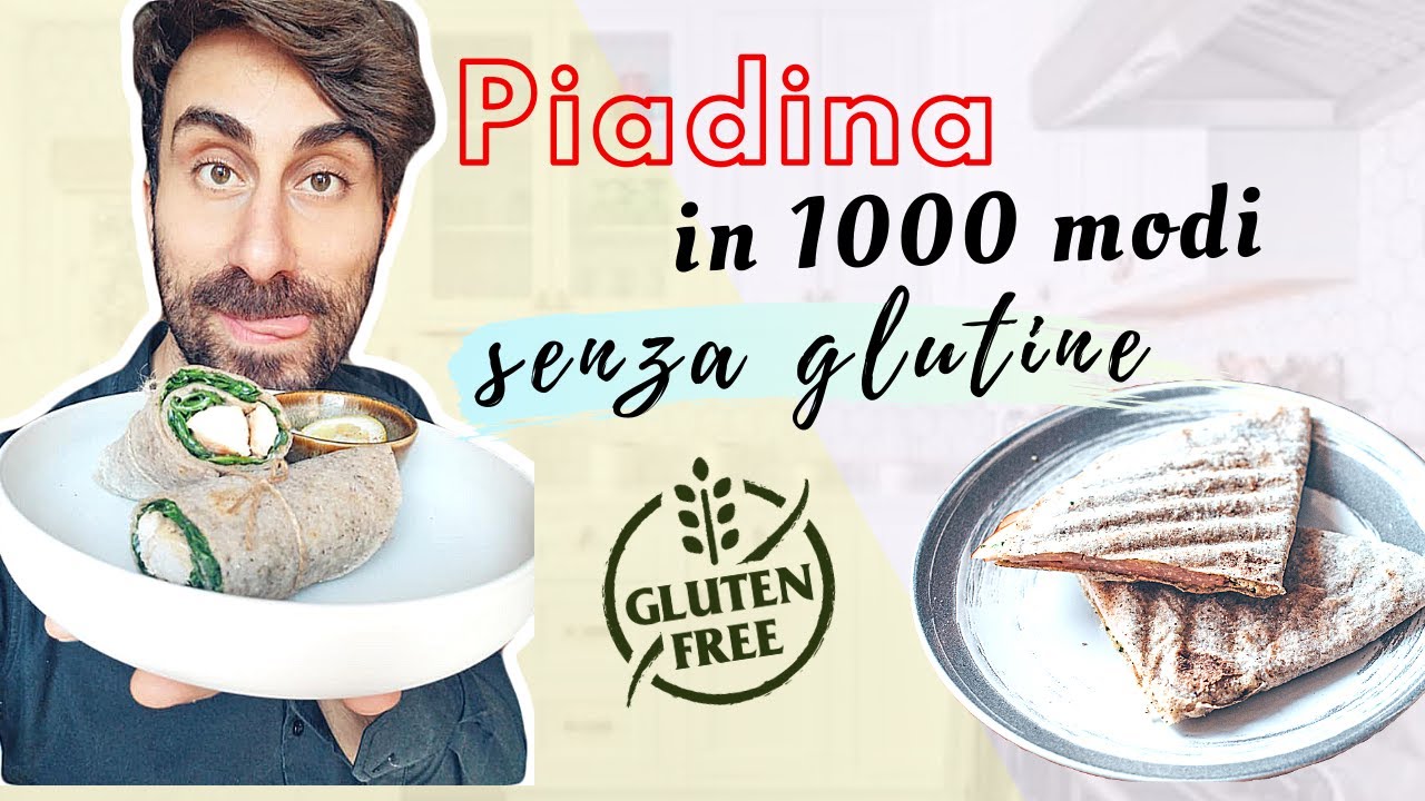 PIADINA - Piadina FACILE e LEGGERA fatta in casa in più modi | ricette VELOCI e SANE