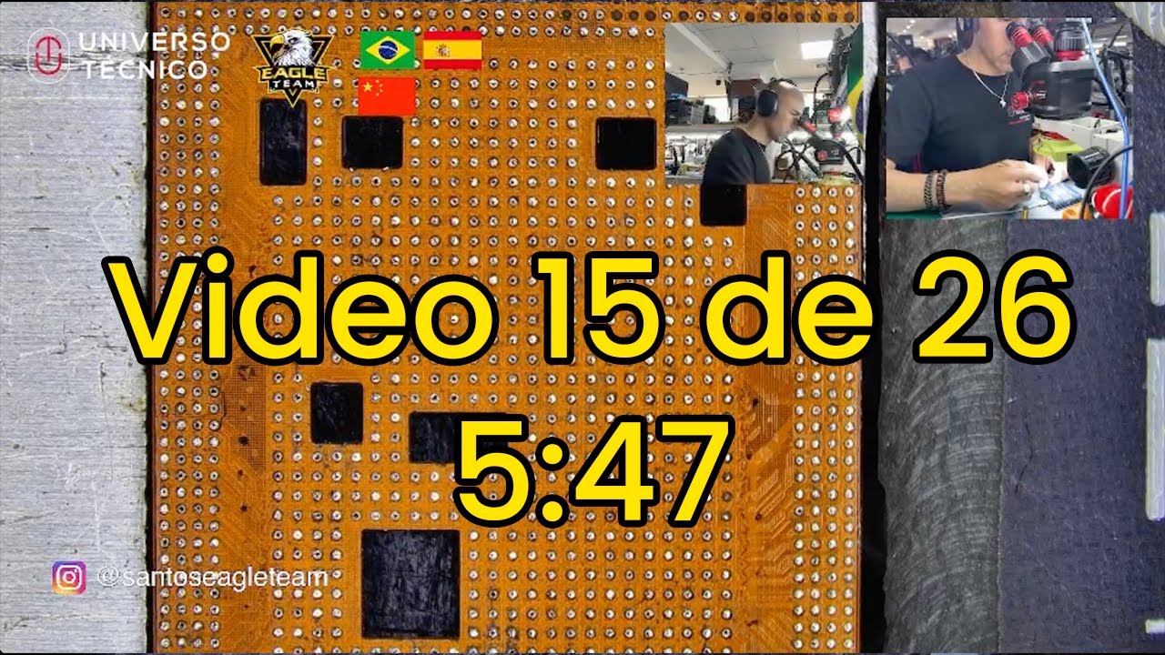 15 de 26 Treino de reballing rápido de CPU iPhone como fazer swap transplante CPU iPhone