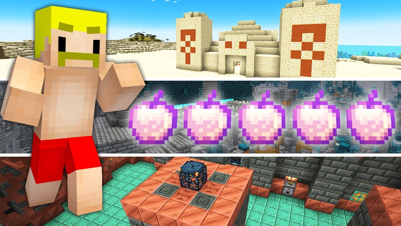 エンチャントされた金のリンゴを集めて人類を救え！【マイクラ】