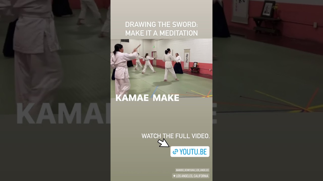 #AIKIDO : #Shomen Uchi attack: Make it a #meditation. #aikido #aikidoseminar #blackbelt