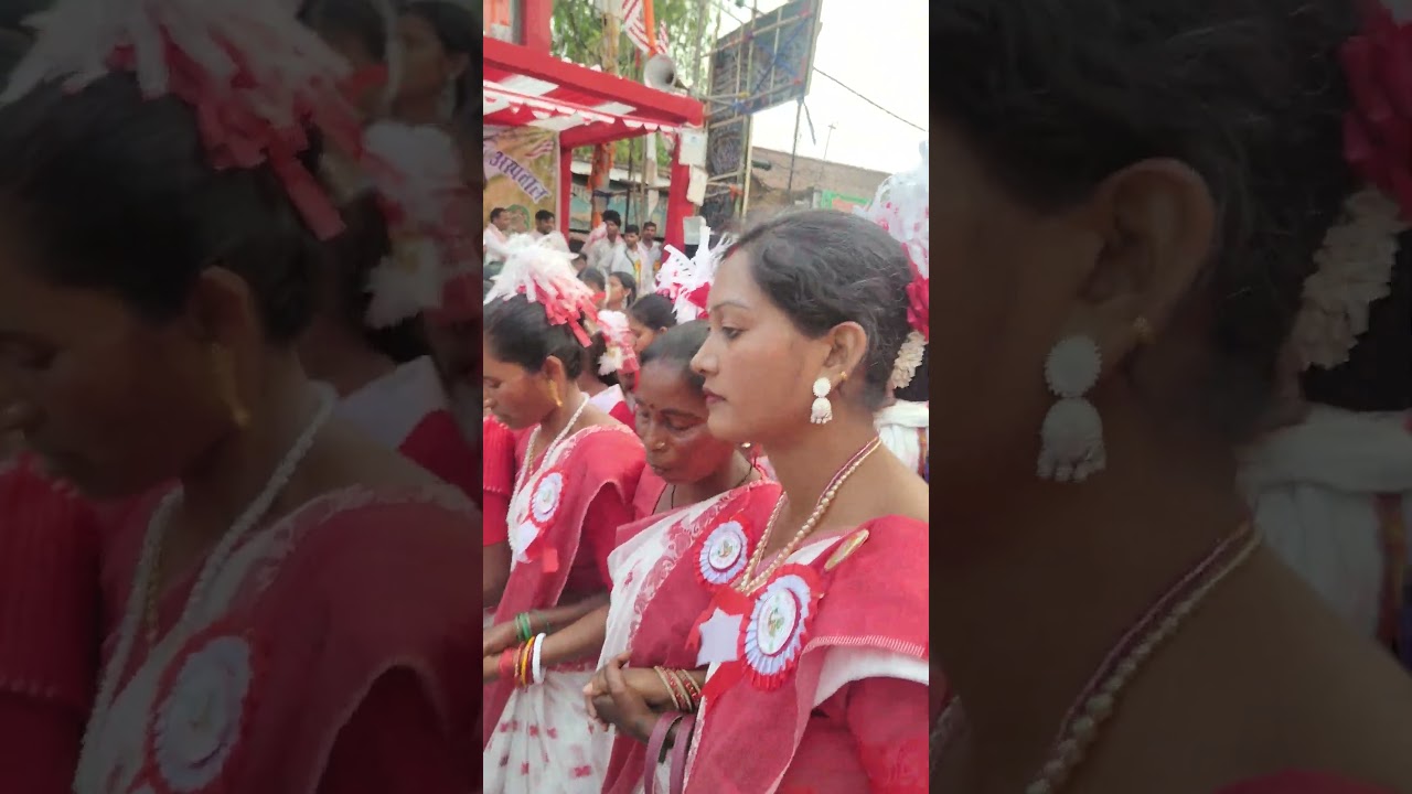 sarhul celebrate in gumla #youtubeshorts #shorts #gumla #jharkhand #traditional traditional