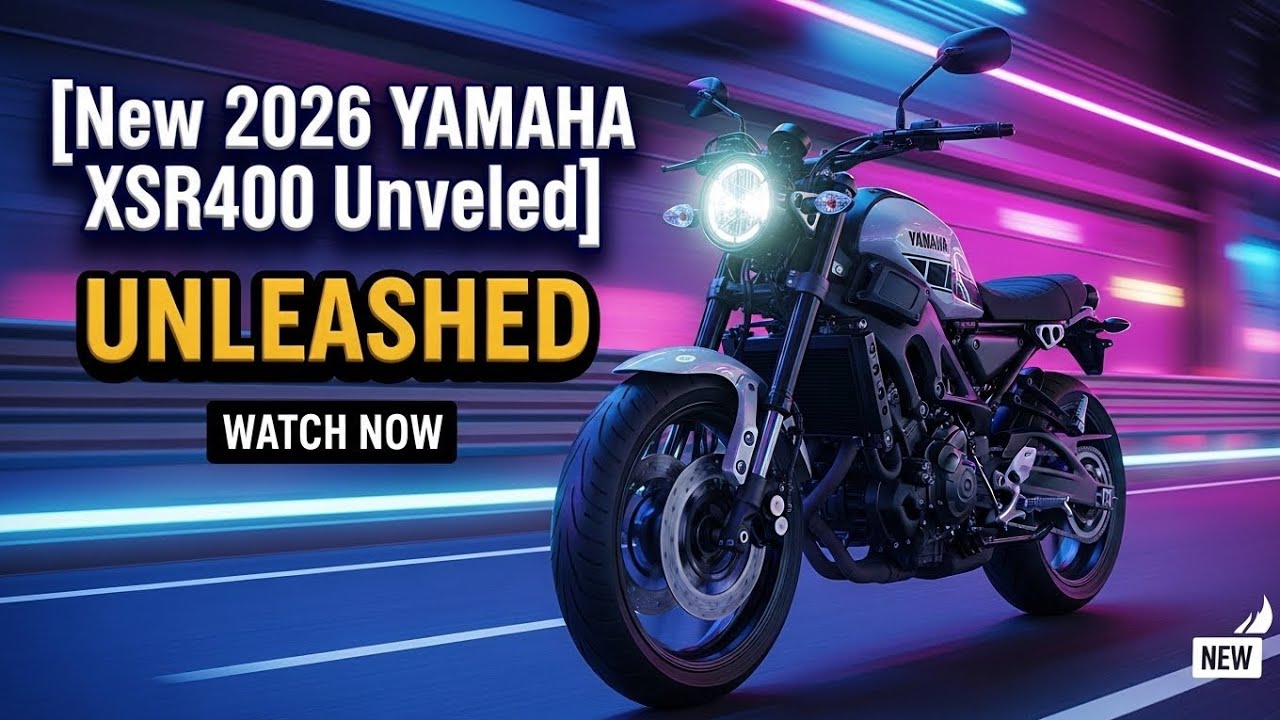 New 2026 Yamaha XSR400 Unveiled ⚡ Retro Style Meets Modern Performance | Full Review
