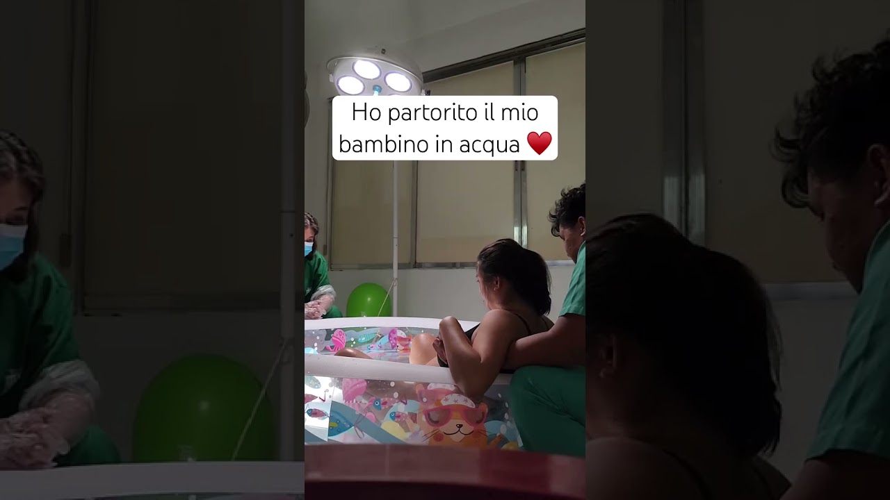 #parto in #acqua &hearts;️ #reaction #bambino #vbac #watherbirth #neonato #obstetrician #ospedale #felice