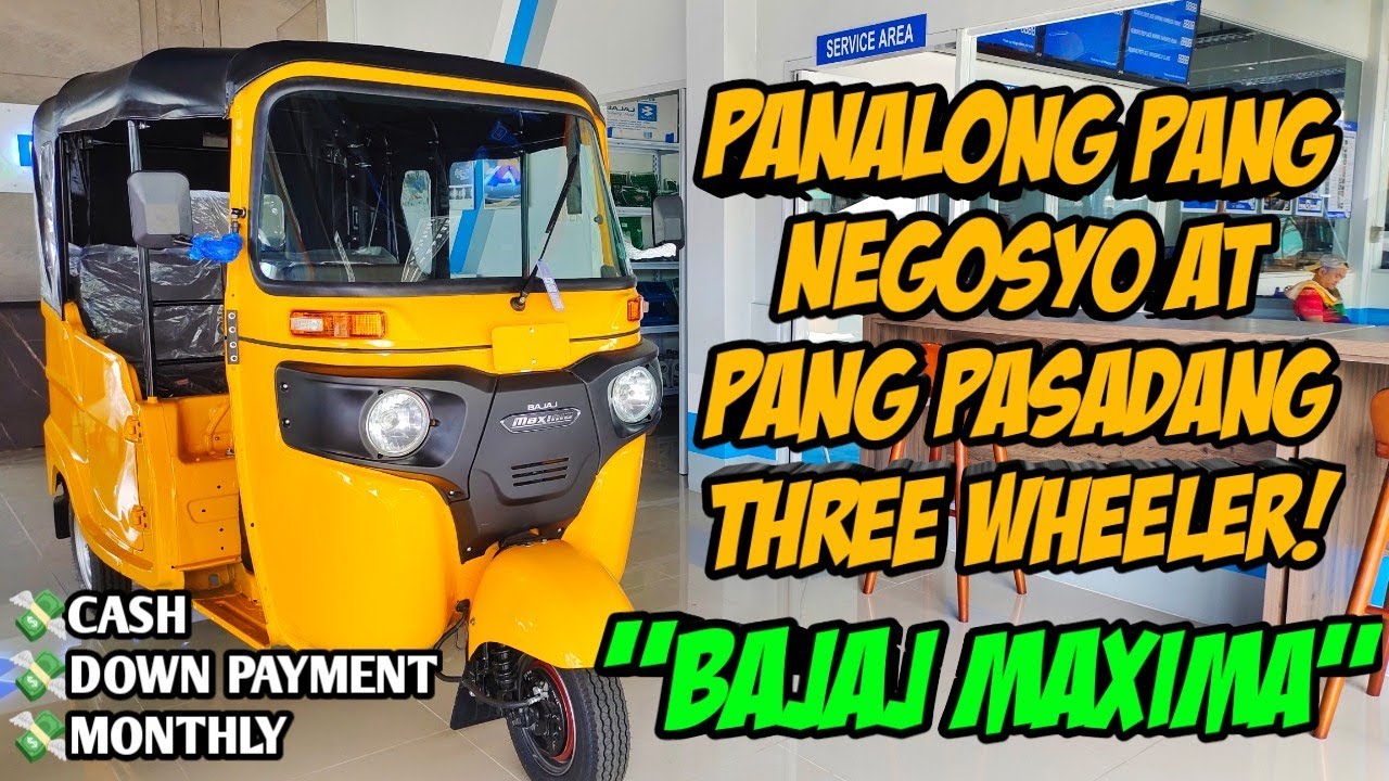 Pang Negosyo at Pangpasada Ba Na Three wheeler Ang Hanap Mo? Baka Si Bajaj Maxima ang Para Sayo!😱