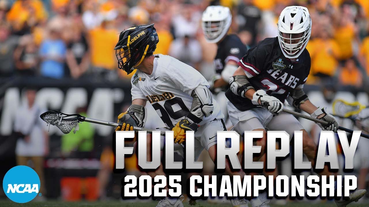 Adelphi vs. Tampa: 2025 DII men's lacrosse championship | FULL GAME