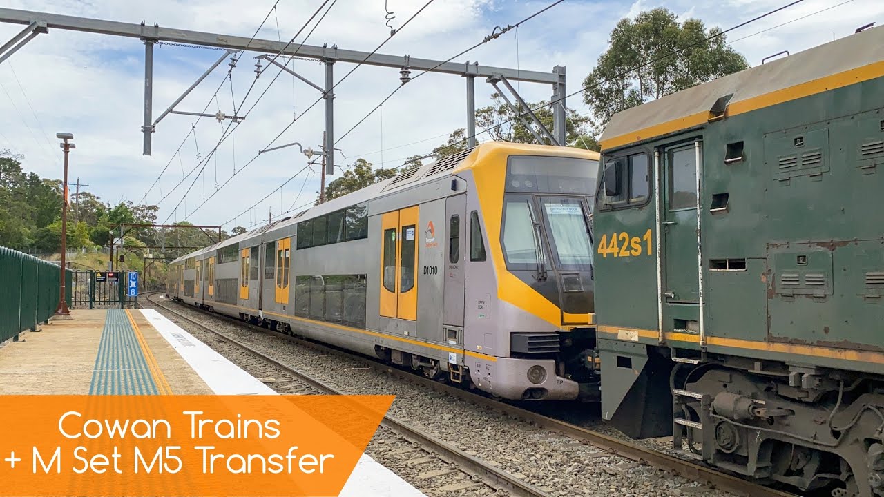Sydney Trains Vlog 1758: Cowan Trains + Millennium Set M5 Transfer