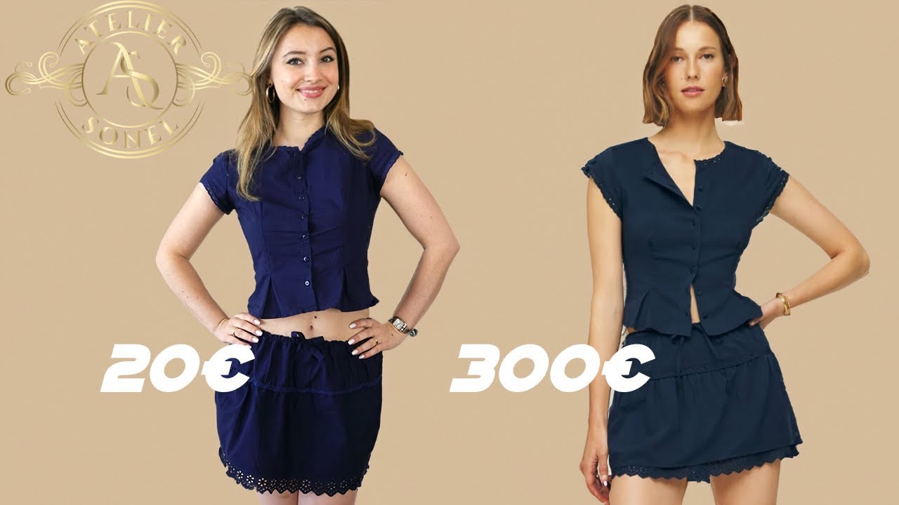Je couds un ensemble Reformation à 300€ pour 20€