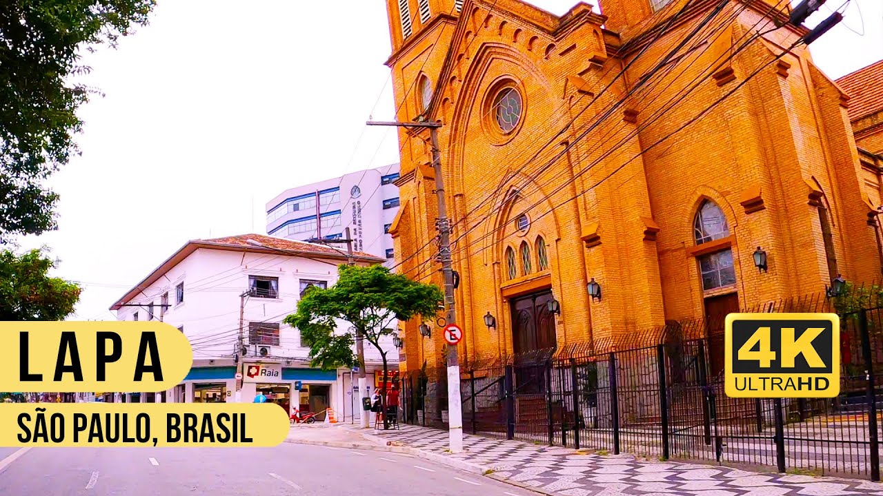 ⁴ᴷ⁶⁰ Driving in Lapa neighbourhood, São Paulo, Brasil #078