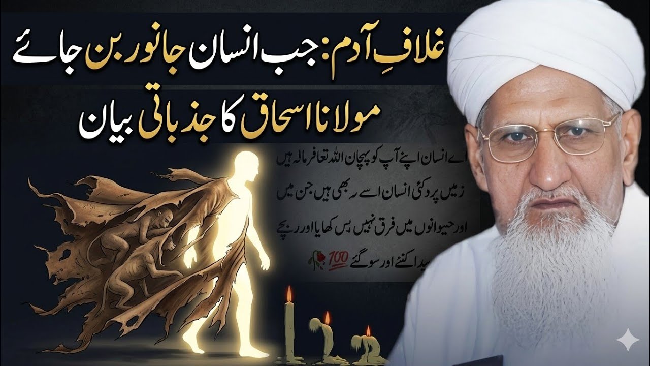 Ghilaf-e-Adam: When Humans Act Like Animals | Maulana Ishaq Emotional Bayan