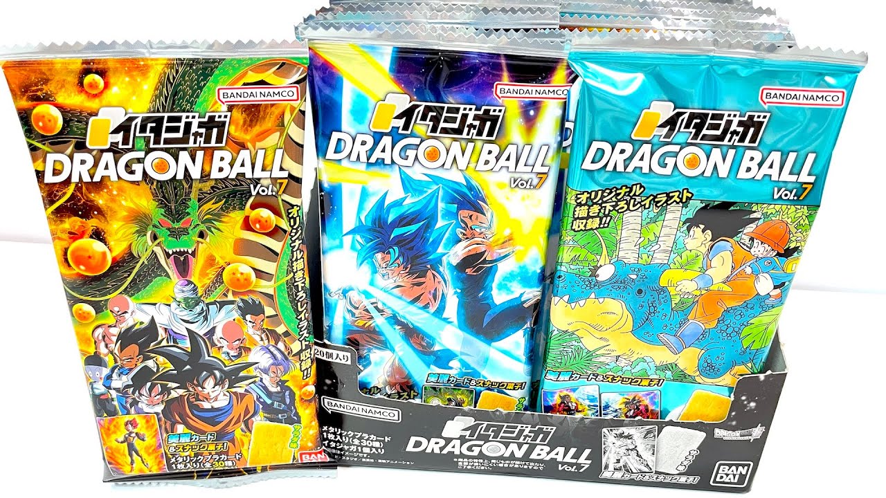 イタジャガ ドラゴンボール Vol.7『1BOX 開封』カード シークレット ITAJYAGA Dragonball Card 食玩 Japanese candy toys