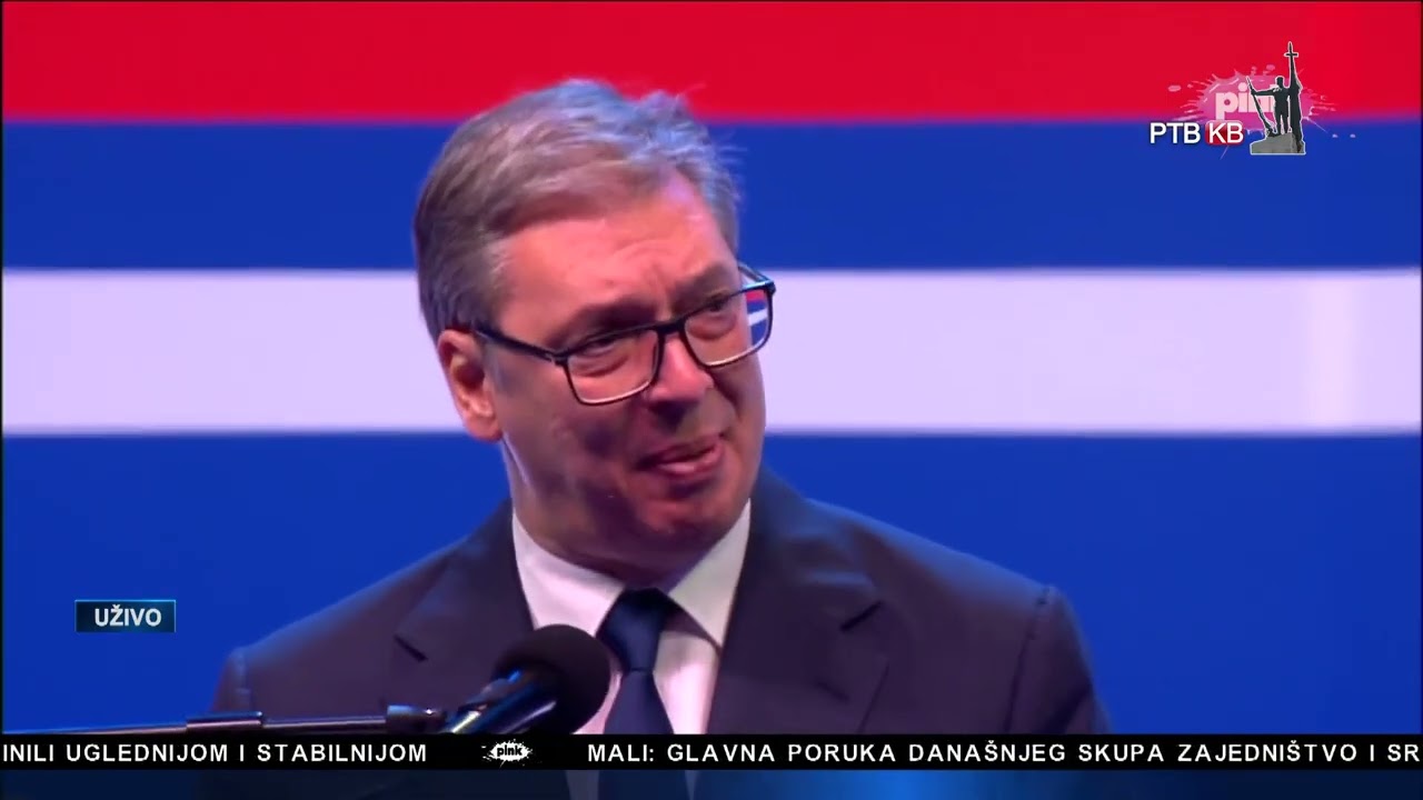 Prilog   RTVKV   Vucic Odrzan veliki narodni skup u Beogradu