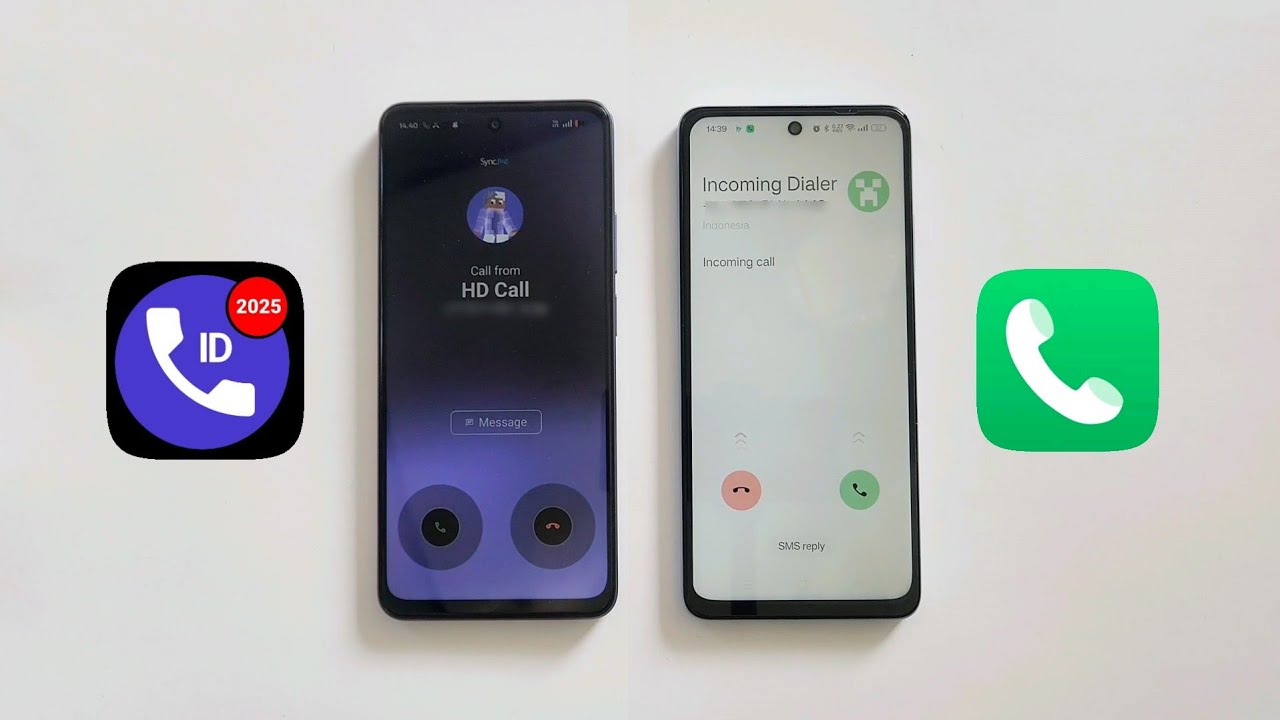 OPPO Dialer VS Sync Me Dialer color inversion incomingcalls