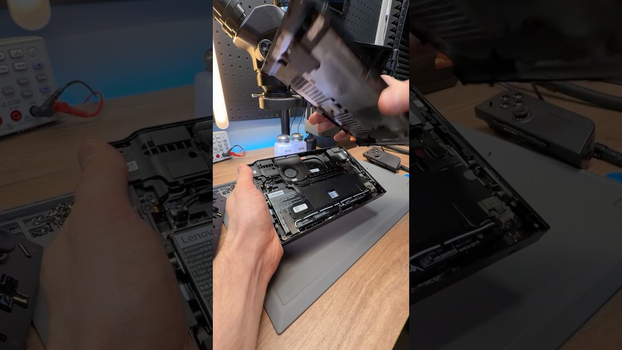 Lenovo LEGION GO ремонт после сервисного центра. #legiongo